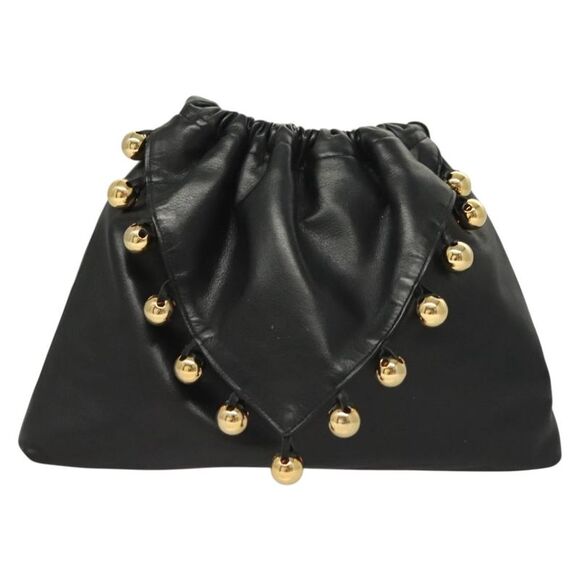 Saint Laurent Black Leather Shoulder Bag (Pre-Owned) - Picture 1 of 16
